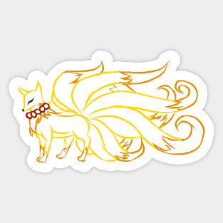 Kitsune Sticker